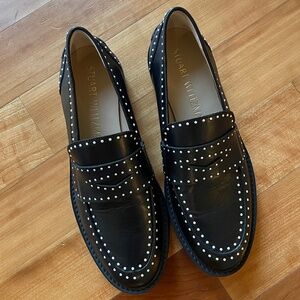 New! Stuart Weitzman Parker Mini Pearl Lug Loafer
